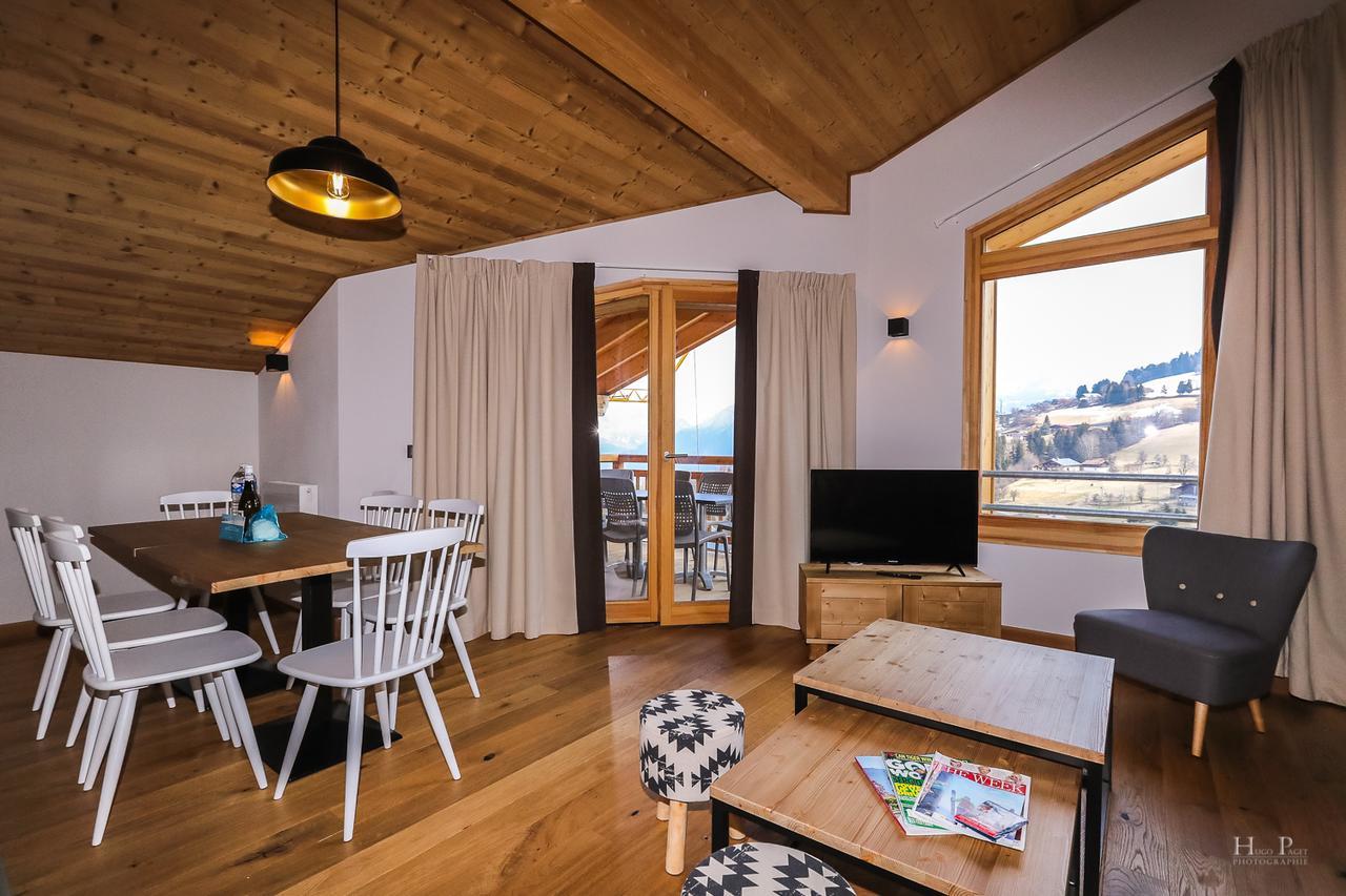 Terresens - Les Fermes Du Mont-Blanc Aparthotel Combloux Bagian luar foto