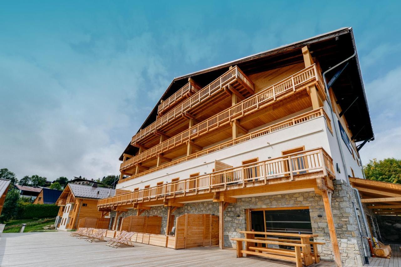 Terresens - Les Fermes Du Mont-Blanc Aparthotel Combloux Bagian luar foto