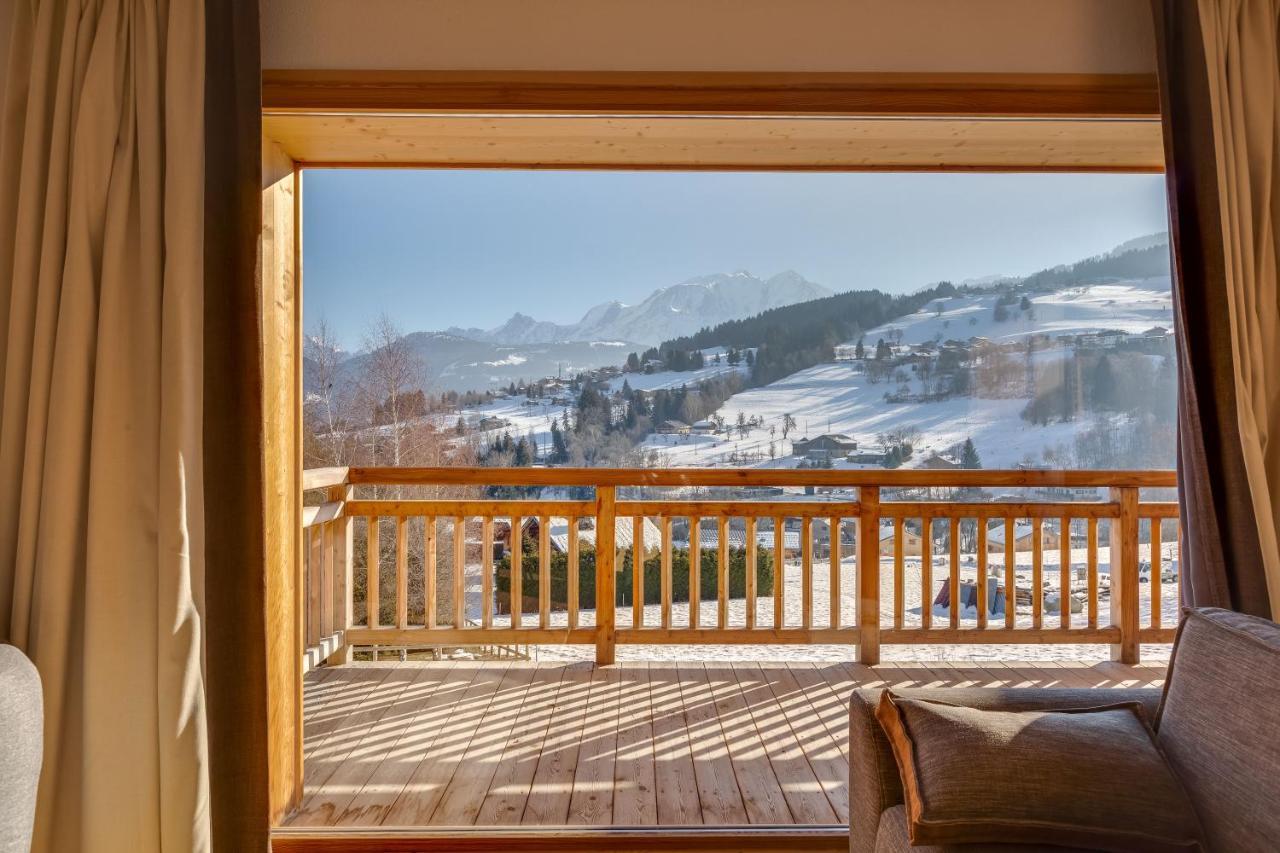 Terresens - Les Fermes Du Mont-Blanc Aparthotel Combloux Bagian luar foto