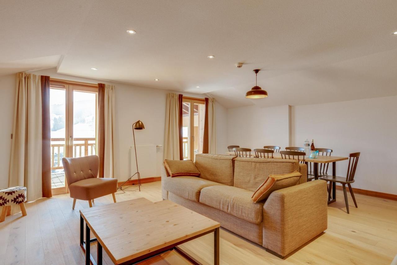 Terresens - Les Fermes Du Mont-Blanc Aparthotel Combloux Bagian luar foto
