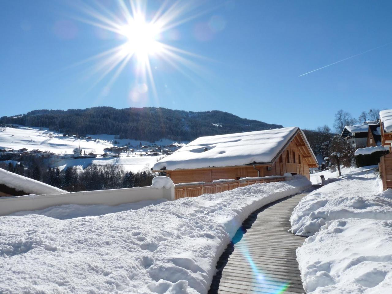 Terresens - Les Fermes Du Mont-Blanc Aparthotel Combloux Bagian luar foto